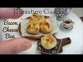 Mini food #68 ミニチュア料理 『Bacon Cheese Bun ベーコンチーズパン』 Edible Tiny Food Tiny Kitchen Miniature Cooking