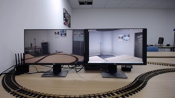 Simulcam demo using VIPS indoor positioning system