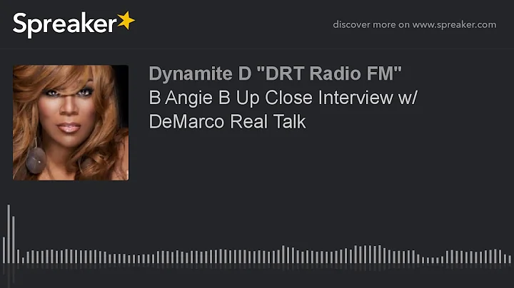 B Angie B Up Close Interview w/ DeMarco Real Talk
