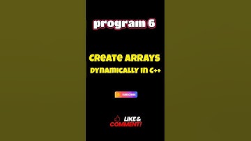C++ Dynamic Array using New Operator | Memory Allocation Tutorial#ytshorts#shorts#coding#programming