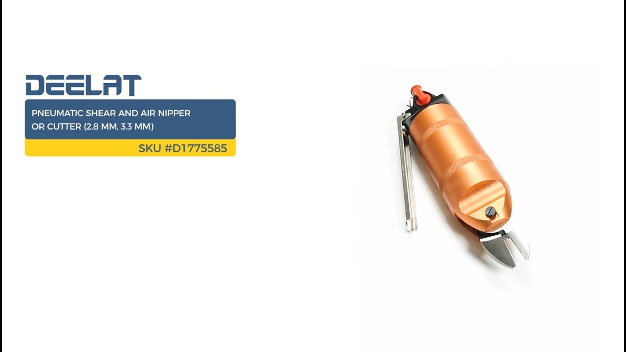 Pneumatic Shear and Air Nipper or Cutter (2.8 mm, 3.3 mm)      SKU 