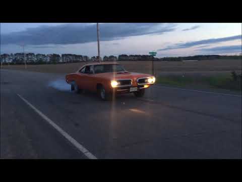 1970 dodge super bee burnout