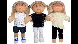 Cabbage Patch Doll Trendy Transformable Top Pattern
