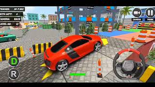 City School Driving Academy Car Games Simulator: Audi R8 Advance Parking | Live Android Gameplay screenshot 5