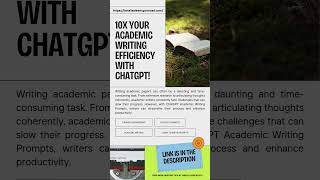 10X Your Academic Writing with ChatGPT in 60 Seconds! 🧠✍️ #AIwriting #ChatGPT