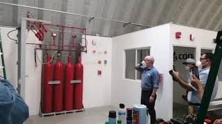 MEP Engineering - Fire Suppression System Discharge Testing - FM 200 -CO2