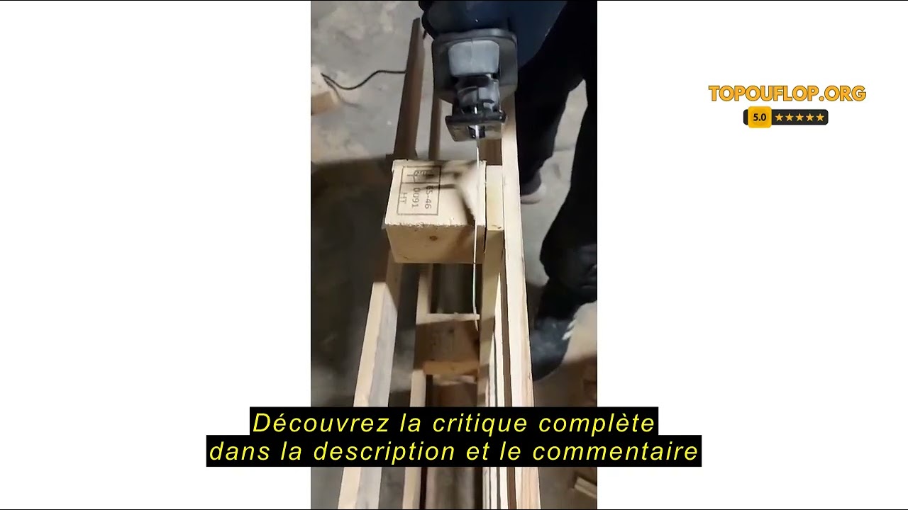 Avis sur la Scie sabre Makita JR3051TK 1200W, 3,3 Kg