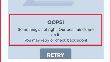 Swiggy App Fix OOPS ! Something