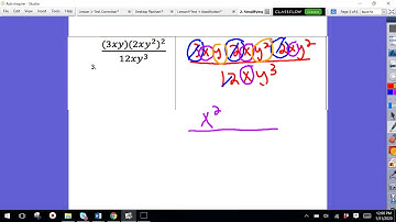 Video 35- How to simplify monomials using laws of exponents?