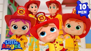 be safe at the fire station little angel and friends kid songs
