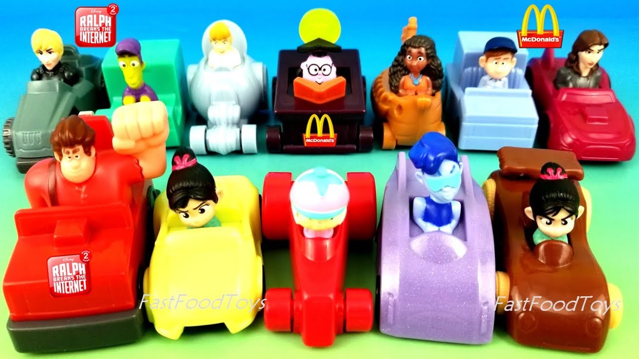 wreck it ralph 2 mcdonalds toys