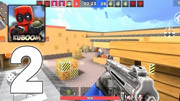 Kuboom - TEAM DEATHMATCH Gameplay Walkthrough Part 2 (Android/IOS)