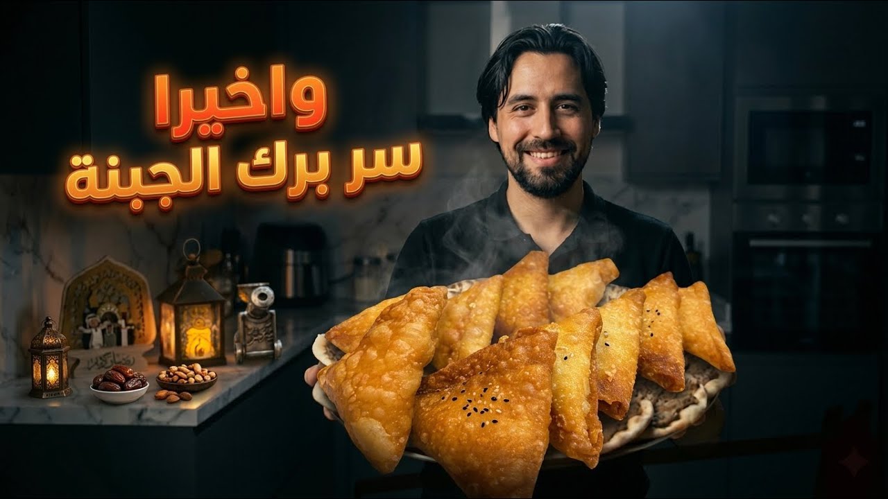 مطبخ محمد | برك بالجبنة مقرمشة بدون ما تتفتح بالقلي | الطريقة الصح خطوة بخطوة