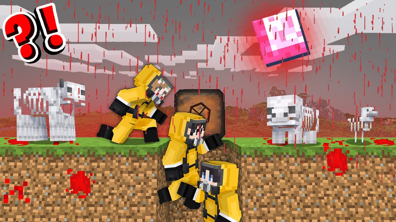Deadly BLOOD RAIN Vs Dooms Day Bunker In Minecraft! - YouTube