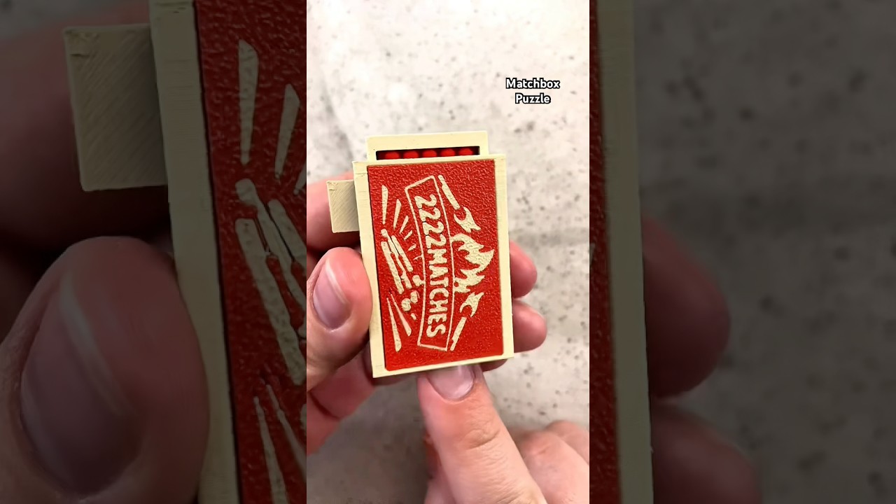 This Matchbox Has a Sneaky Puzzle Inside #puzzle #shorts - YouTube