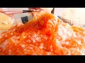 【咀嚼音】ねっとりサーモンの塩辛とご飯🍚｜Salmon Sashimi & Rice Eating Sounds/ASMR/mukbang