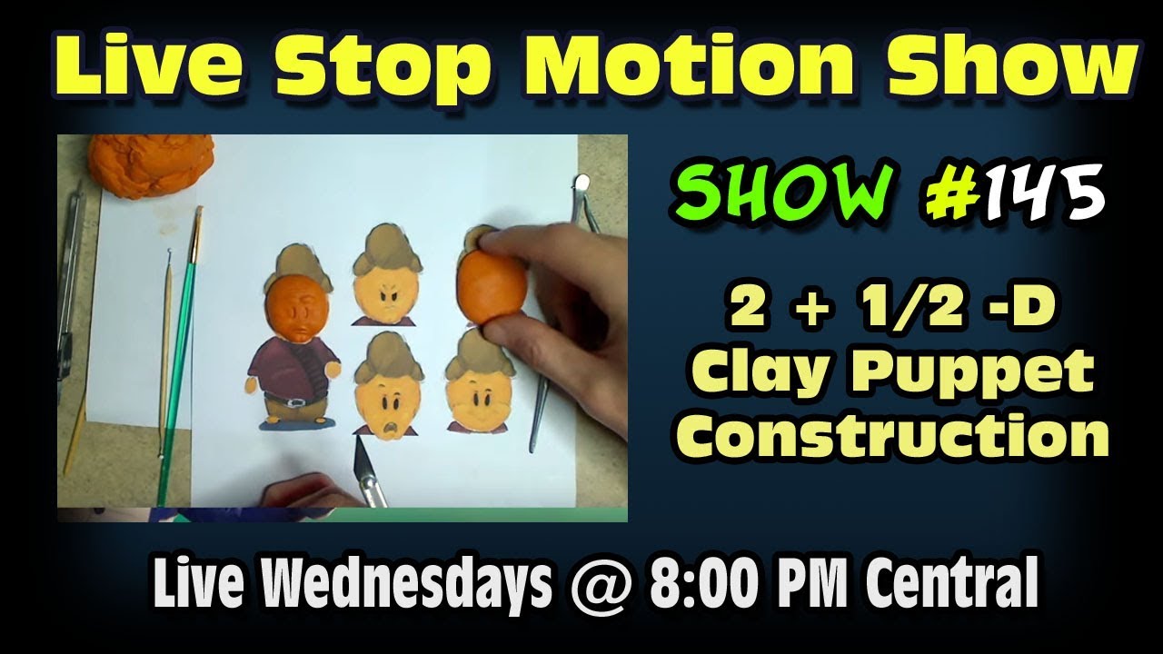 Live Stop Motion Chat Podcast 145 Working On Our Short Film Again