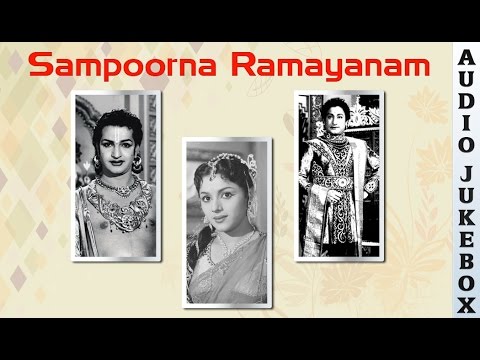 Sampoorna Ramayanam 1958 All Songs Jukebox  Sivaji Ganesan NTR Padmini  Classic Tamil Songs