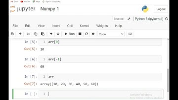 PART 1 :VARIOUS OPERATIONS ON NUMPY ARRAY IN HINDI