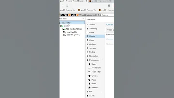 Setup A Cluster In Proxmox 