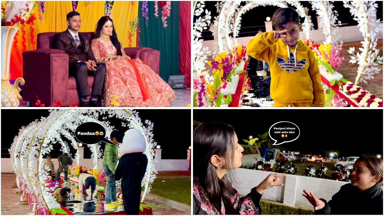 Shaadi vlog❤️|shaadi mai mile Panda & teddy😍|#jammu #familyvlog #wedding #funny #viral #enjoy #vlog