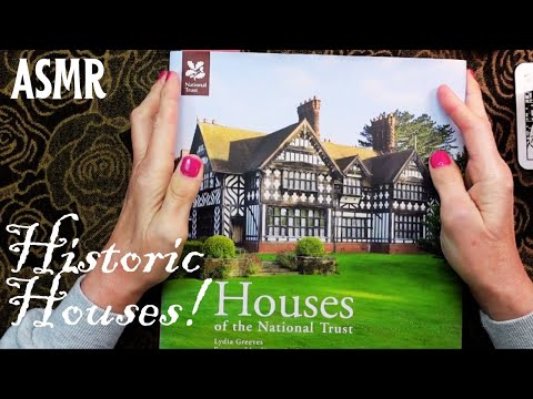 ASMR | Historic British Houses | Whispered Read & Book Browse at Coffee Time!