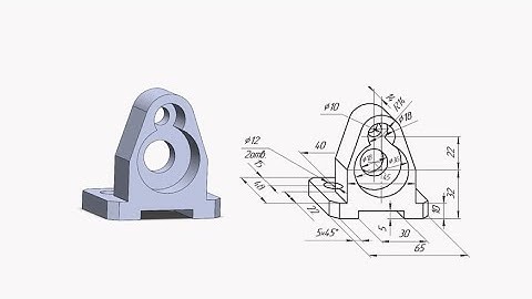 SolidWorks #19 - Tutorial CSWA Exam - Intermediate Part Modeling 12 - Chamfer