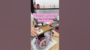 Do you believe this machine can replace 3-5 workers?  #labelingmachine #machine #factoryproducts