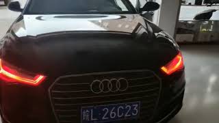 Icedriver Audi A6 red DRL led boards 2018-2019