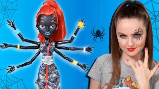 Кукла ПАУК с 6 руками | Обзор и распаковка Monster High Wydowna Spider I Love Fashion