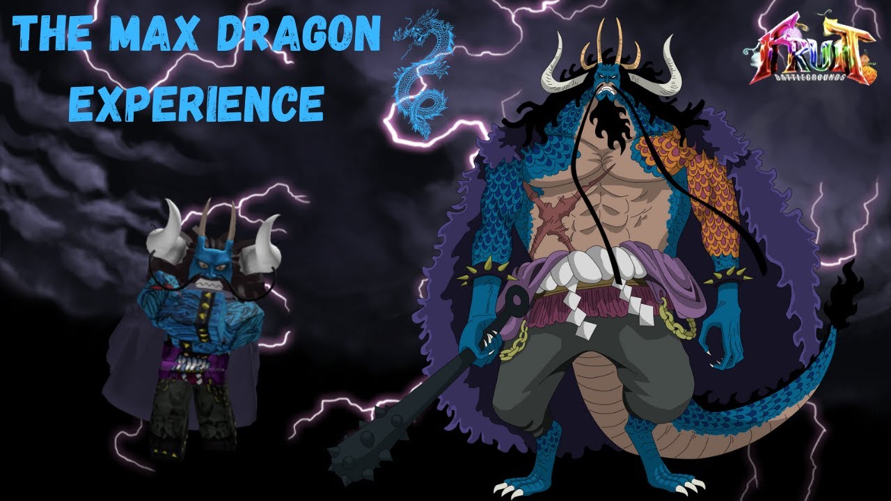 The MAX Dragon Experience as Kaido in Fruit Battlegrounds YouTube