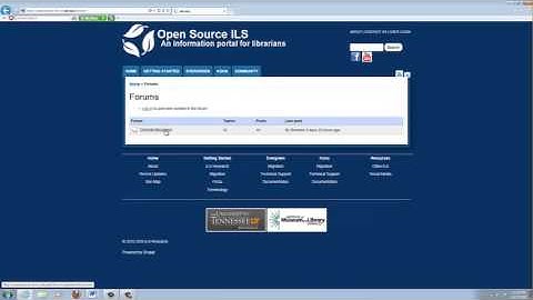 Open Source ILS Community