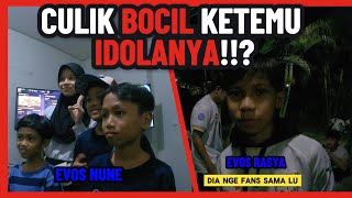 CULIK BOCIL KETEMU IDOLA EVOS NUNE DAN EVOS RASYA AUTO NANGIS !!!