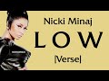Nicki Minaj - LOW [Verse - Lyrics]