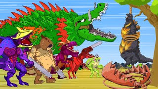 Who is king of monsters? Baby Godzilla Baby Kong Baby Lizze vs Mechagodzilla & evolution of BLOOP