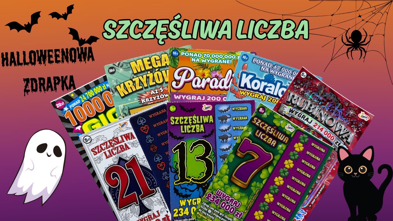 ZDRAPKI LOTTO🍀STRRAASZNIE FAJNE ZDRAPKI !👻🎃🥳💸 #zdrapki #halloween #scratchcards #wygrana #lotto #win