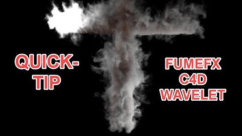 FUMEFX Cinema 4D - Wavelet setup QUICK-TIP (ARNOLD RENDER)