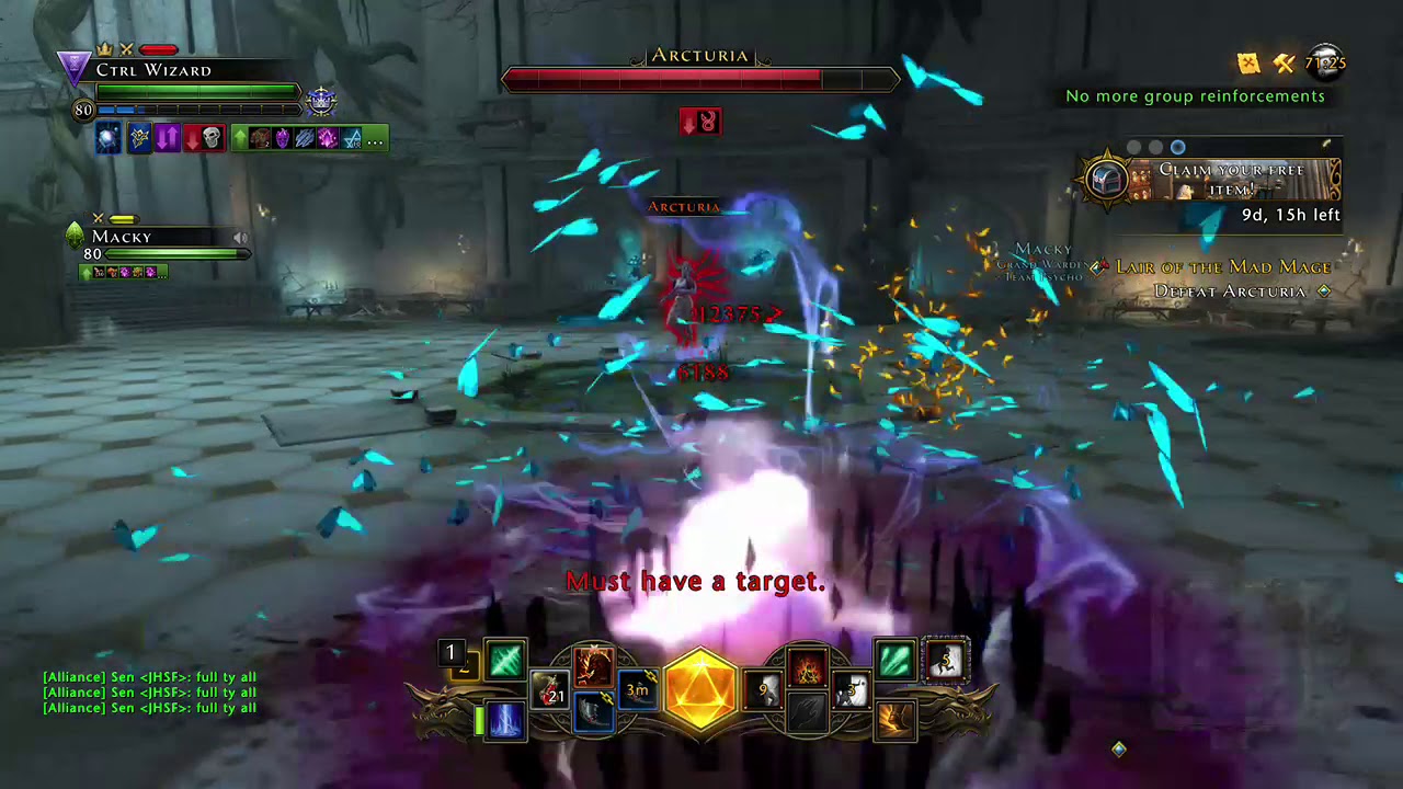 Neverwinter Xbox - 2 Player LoMM - Arcturia Boss Fight - Take 2
