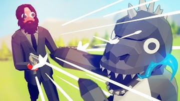 TABS Invincible GODZILLA vs John Wick - Totally Accurate Battle Simulator Best Unit Creations