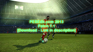 PESEdit com 2013 Patch 1 1 Download   Link in description