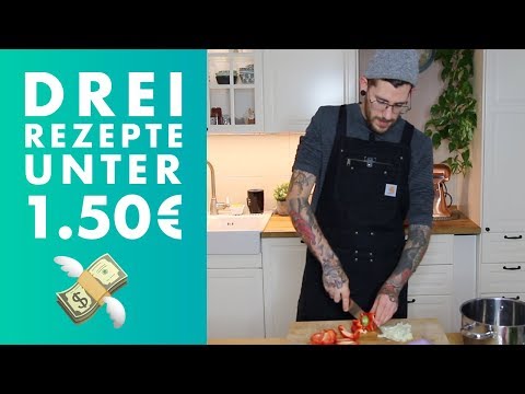 3 SCHNELLE VEGANE REZEPTE FÜR UNTER 1.50 EURO!. 