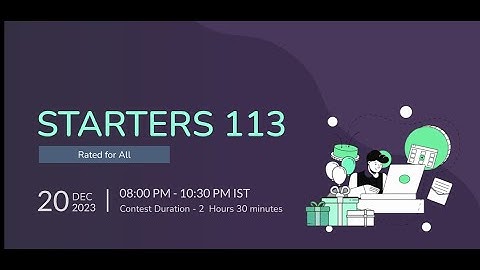 Maximum Score || Starters 113 Codechef  Contest Solution with Explanation