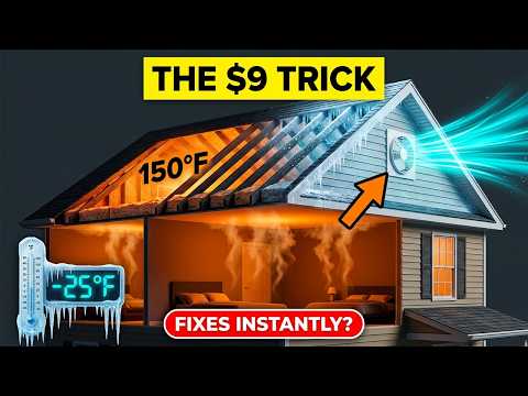 This $9 Attic Fan Trick Cools Your Whole House — Why Don't HVAC Guys Tell You?