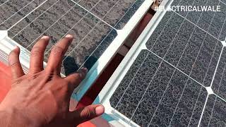 The DIFFERENCE between a Solar Panel with a Solar Water Drain Cilp and a Non Clip Panel