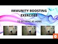 Immunity boosting exercises