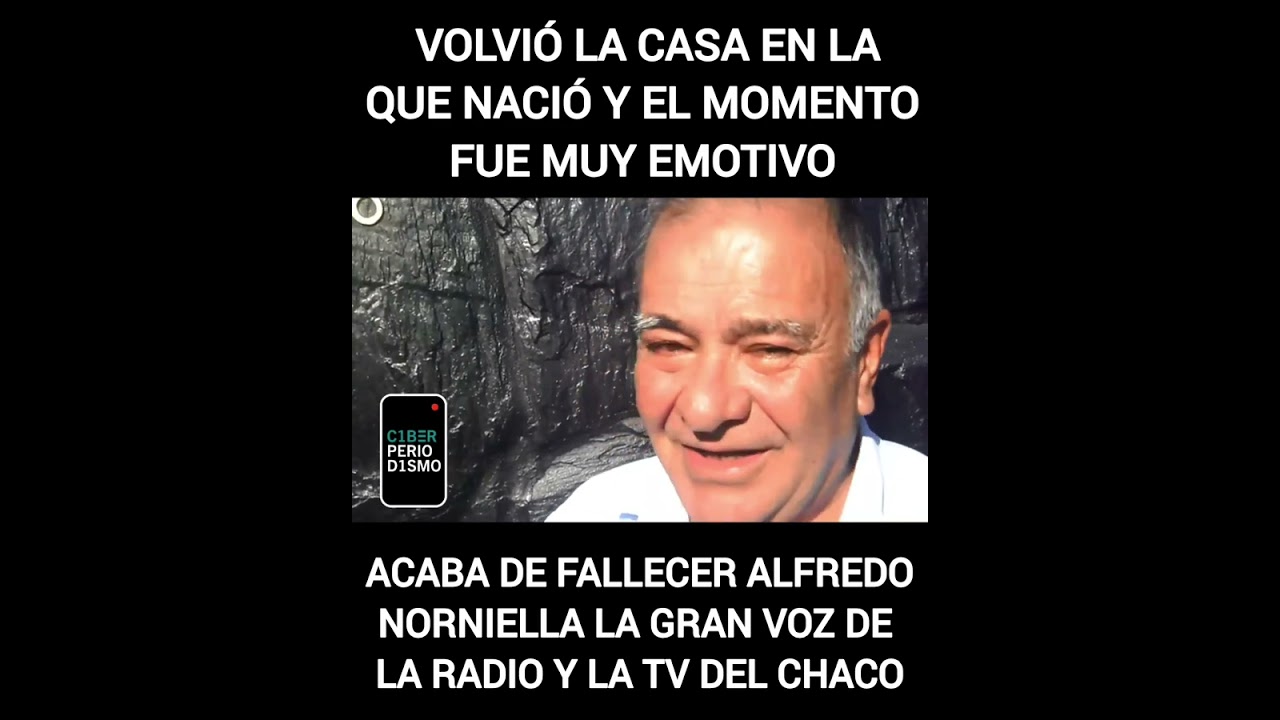 ►El emotivo regreso de Alfredo Norniella a la casa de su infancia