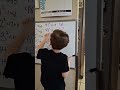 My 4 year old math genius Anthony !!!