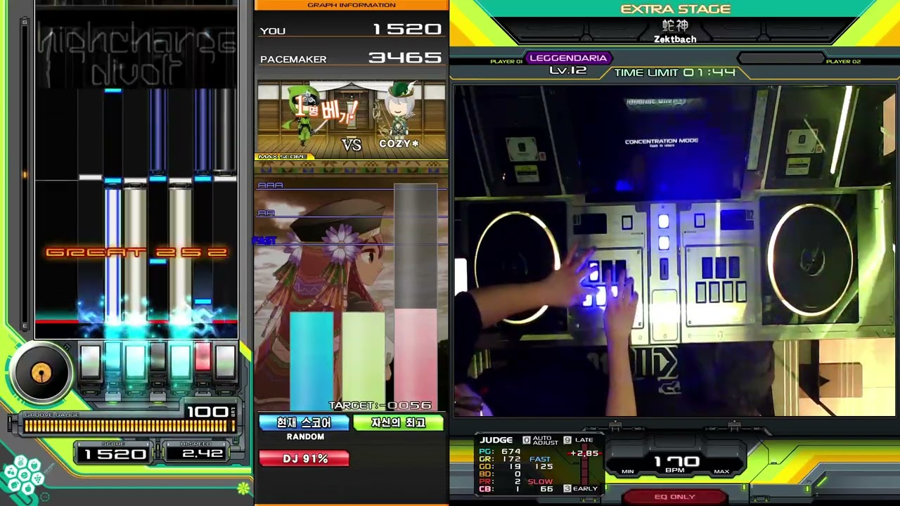 [IIDX] COZY* - 蛇神 SPL EX-HARD