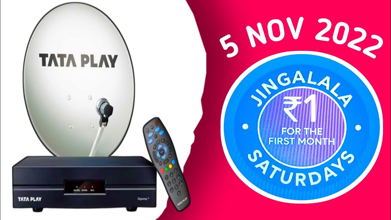 📢tata play jingalala saturday offer on 5 NOV 2022 | tata play jingalala saturday offer | tata play 🔥