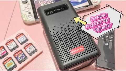 🌸Unboxing & Test Smart Projector 4K by "Byintek P20" (Aesthetic + ASMR)🌸